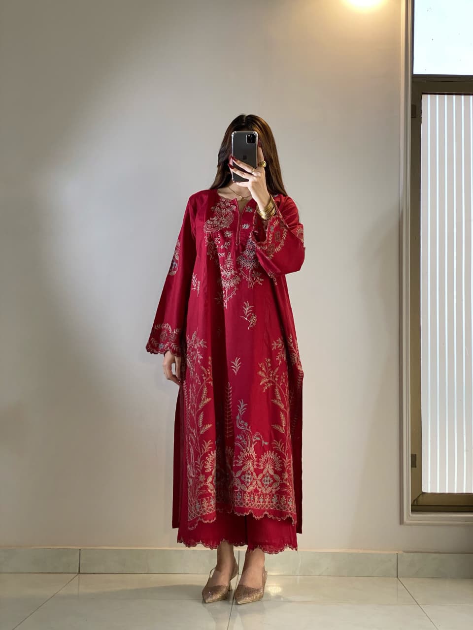 KURTI WITH EMBROIDERY WORK PLAZZO AND DUPATTA