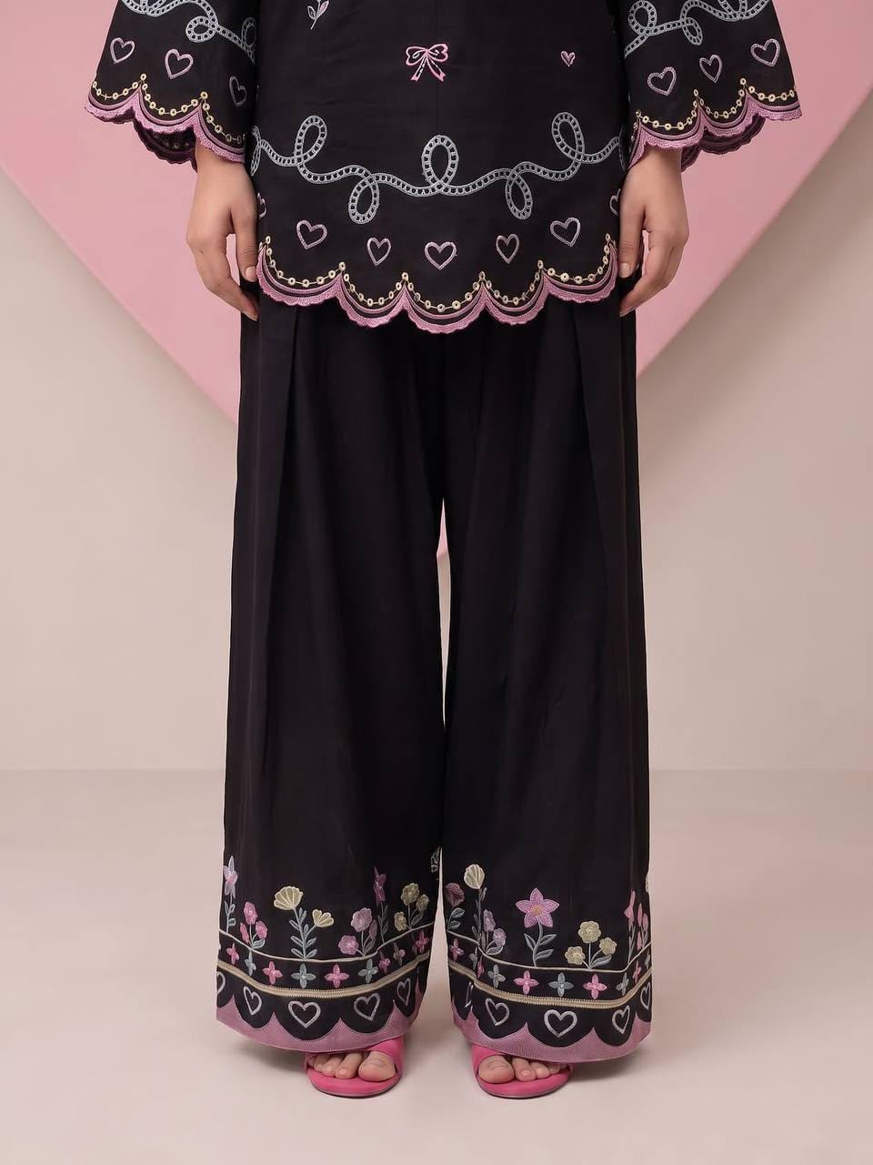 Roman Chanderi Silk Suit Set