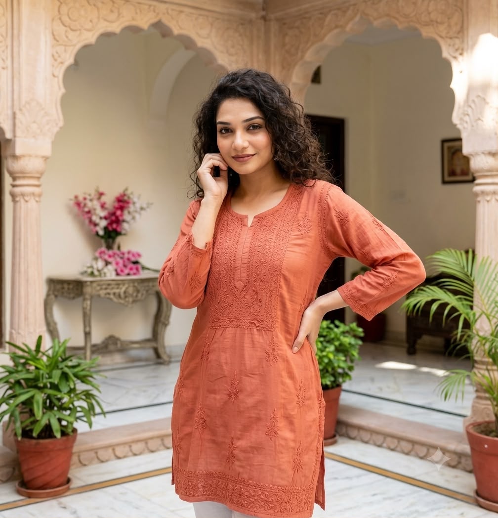 NIRAALO Muslin Short Top