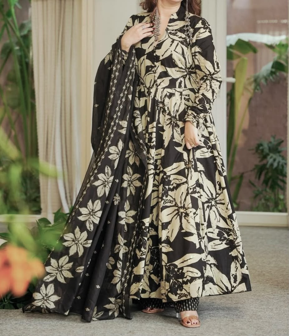 Printed Anarkali Set
