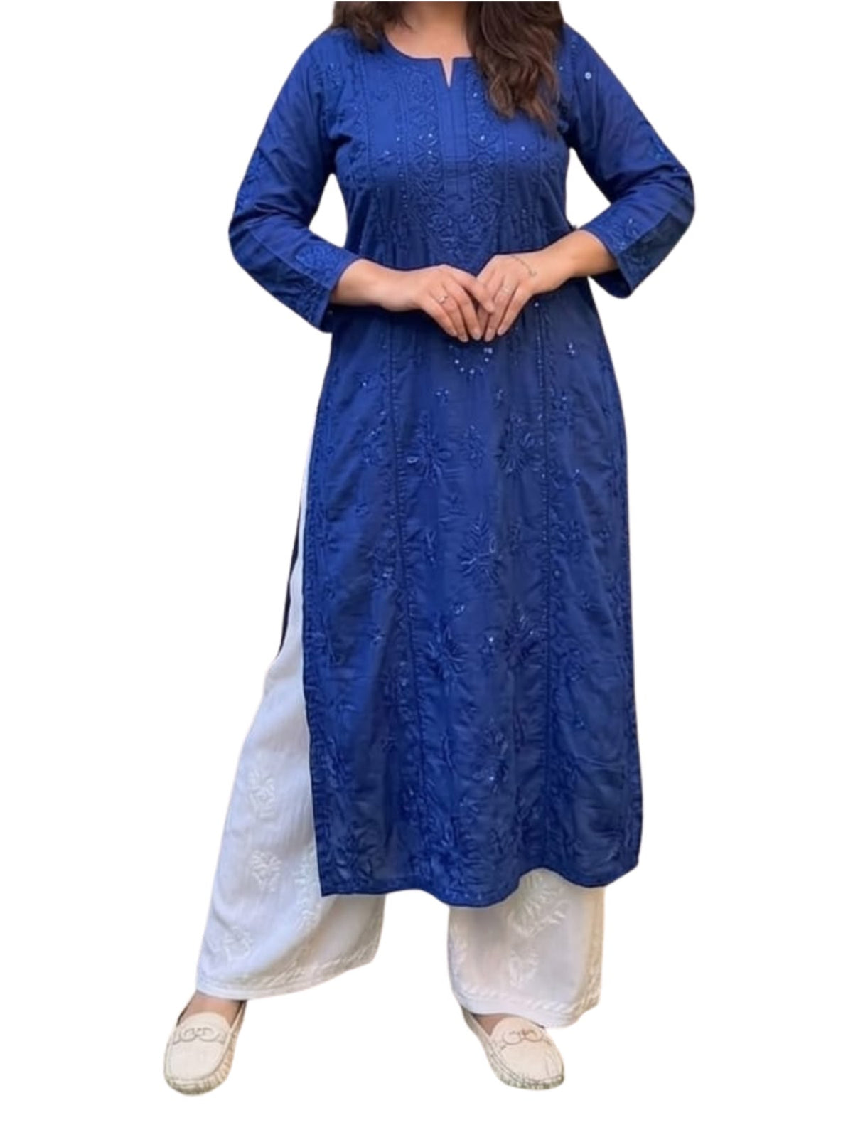 Meher Chanderi Panel Kurti