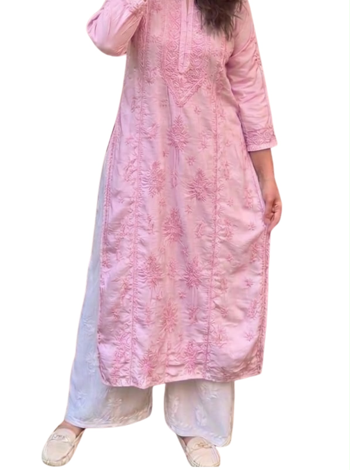 Meher Chanderi Panel Kurti