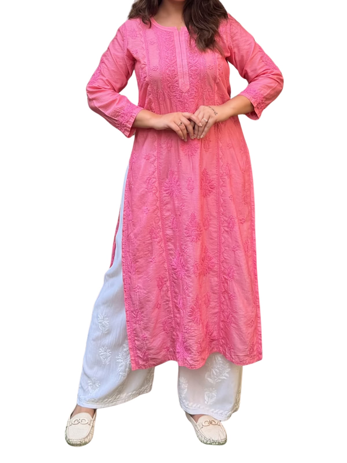 Meher Chanderi Panel Kurti