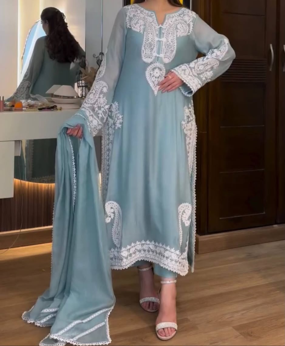 Premium Organza Silk Set