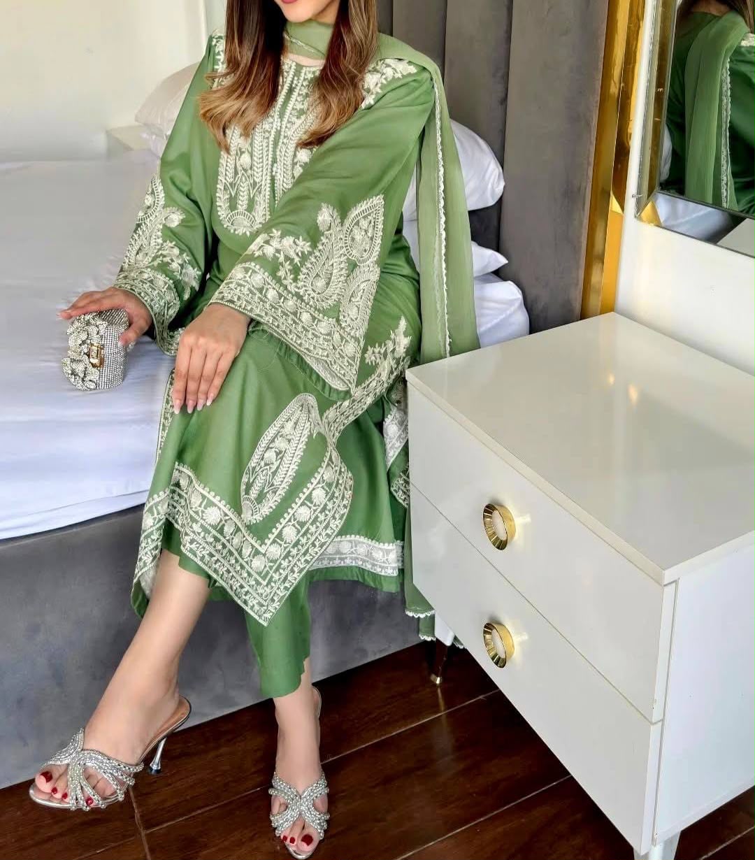 Premium Organza Silk Set